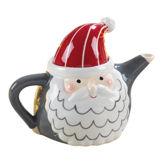 Mascagni Casa Teiera Natalizia Babbo Natale in Ceramica