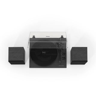 Crosley Giradischi Bluetooth C62 con Casse Esterne Nero