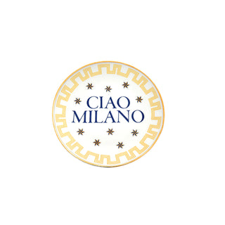 Bitossi Home Piattino Ciao Milano D15 cm in Porcellana