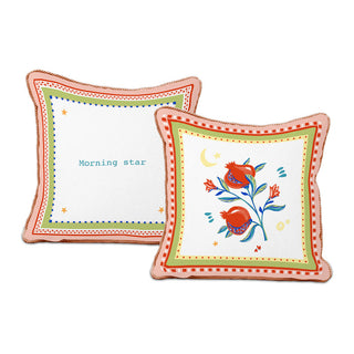Baci Milano Cushion with Double Face Embroidery Mamma Mia 45x45 cm Morning Star