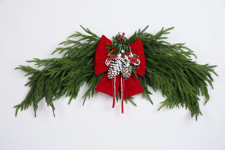 Fiori Di Lena Fuoriporta Arco con Fiocco e Pino Cadente