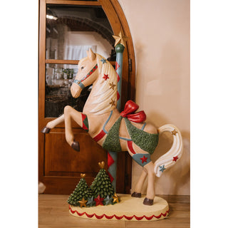 Nuvole di Stoffa Cavallo in Resina 150 cm