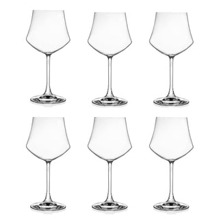 RCR Set 6 Calici Ego in Vetro Resistente 43 cl