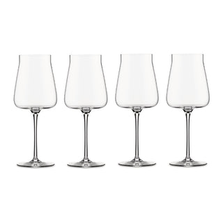 Alessi Set of 4 Eugenia White Wine Glasses in Crystal Glass 45 cl