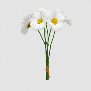 EDG Enzo De Gasperi Mazzetto di Gerbera H30 cm Bianco