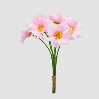 EDG Enzo De Gasperi Mazzetto di Gerbera H30 cm Rosa Sfumato