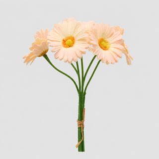 EDG Enzo De Gasperi Mazzetto di Gerbera H30 cm Pesca