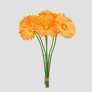 EDG Enzo De Gasperi Mazzetto di Gerbera H30 cm Arancione Chiaro