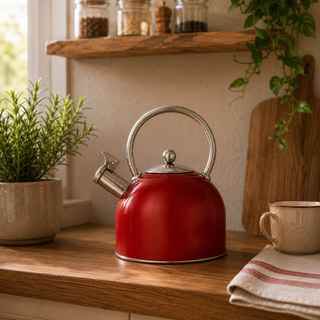 Bialetti Bollitore Deco Glamour 2,5 Lt Rosso