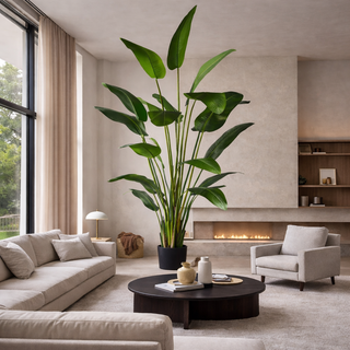 EDG Enzo De Gasperi Pianta Artificiale Strelitzia con Vaso H310 cm