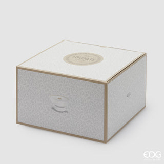 EDG Enzo De Gasperi Candela Concrete con Profumo Bianca D20,5 cm