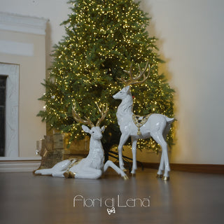 Lena's Flowers Courmayeur Weihnachtsbaum 5000 cm Mini LED H240 D160 cm + gratis Stammfuß