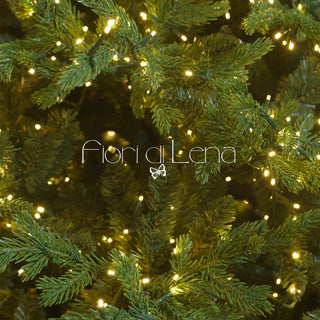 Lena's Flowers Courmayeur Weihnachtsbaum 5000 cm Mini LED H240 D160 cm + gratis Stammfuß