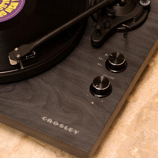 Crosley Giradischi Bluetooth C62 con Casse Esterne Nero