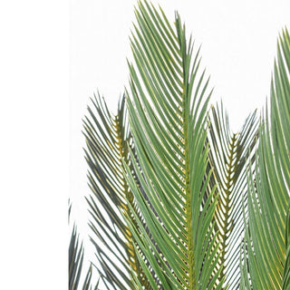 Andrea Bizzotto Artificial Cycas Palm Plant with Vase 28 Leaves H120 cm