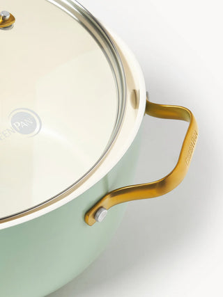 GreenPan Batteria di Pentole 10 Pezzi Padova Antiaderente Mint Green