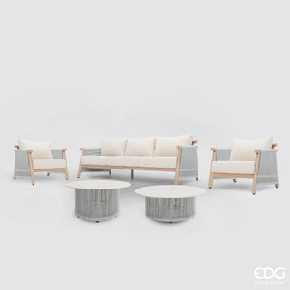 EDG Enzo de Gasperi Limited Edition Seilweb-Gartenlounge-Set