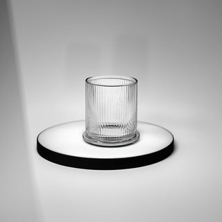 Galbiati Set of 6 Dorico Water Glasses in Blown Glass 350 ml Transparent