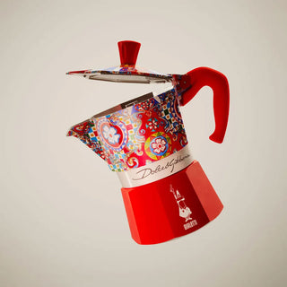 Bialetti Moka Express 3 Cups with Tin Can and Dolce&amp;Gabbana Coffee