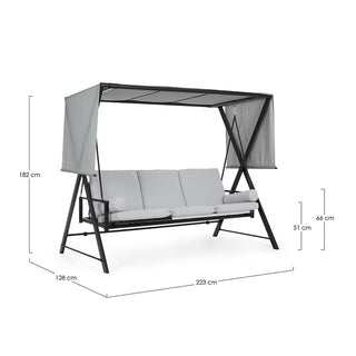 Andrea Bizzotto 3-Sitzer-Liegeschaukellounge Pompei