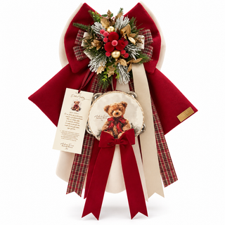 Madame Fioccò Fiocco Natalizio Dolce Teddy H50