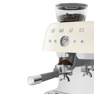 Smeg Manual Espresso Coffee Machine with Integrated Coffee Grinder 50's Style EGF03CREU