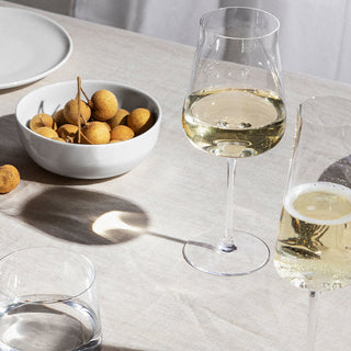 Alessi Set 4 Calici vino Bianco Eugenia in vetro cristallino 45 cl