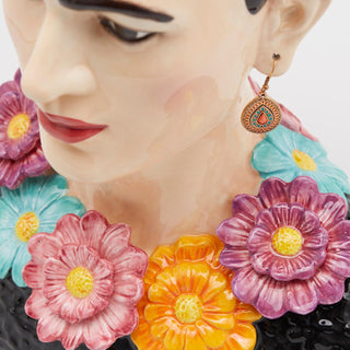 Enzo de Gasperi Frida Kahlo Keramikvase H34 cm
