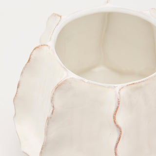 EDG Enzo De Gasperi Vaso Chakra Incavo H19,5 cm in Ceramica