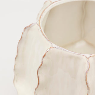 EDG Enzo De Gasperi Vaso Chakra Incavo H23,5 cm in Ceramica