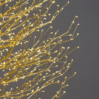 EDG Enzo De Gasperi Beech Tree with 2000 mini LED base H180 cm Gold