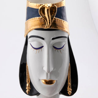 EDG Enzo De Gasperi Vase Egypt Iside H61 D23 cm