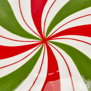 EDG Enzo De Gasperi Soporte para tartas navideñas Candy D19 H9 cm Multicolor