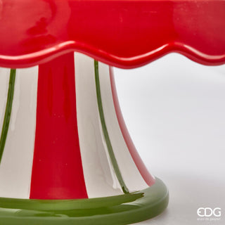EDG Enzo De Gasperi Christmas Cake Stand Candy D31 H15 cm Multicolour