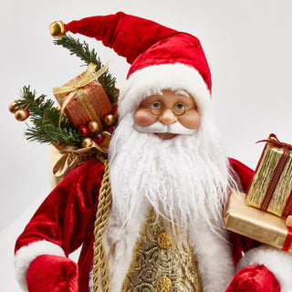 EDG Enzo De Gasperi Santa Claus with Blackboard and Gifts H60 cm