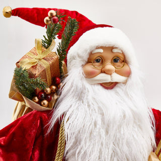 EDG Enzo De Gasperi Papá Noel con pizarra y regalos H60 cm