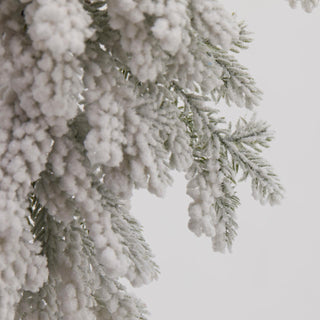 EDG Enzo De Gasperi Corona de Navidad Snowy West Pine D56 cm
