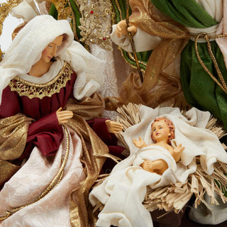 EDG Enzo De Gasperi Natività in Tessuto Re Magi H36 cm