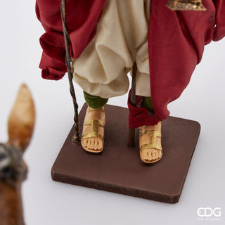 EDG Enzo De Gasperi Nativity in Fabric H 36 cm