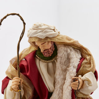 EDG Enzo De Gasperi Nativity in Fabric H 36 cm