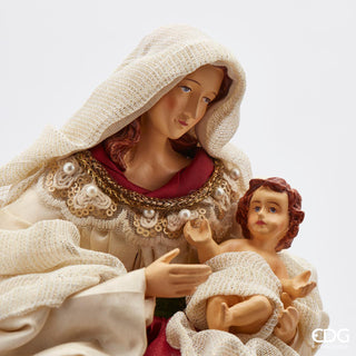 EDG Enzo De Gasperi Nativity in Fabric H 36 cm