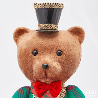 EDG Enzo de Gasperi Noel Bear Soldier with drum H60 cm