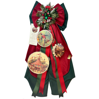 Madame Fioccò Fiocco Fuoriporta Natalizio Circus H80 cm