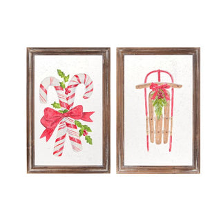 Nuvole di Stoffa Annabel Set 2 Quadri con Cornice in Legno 40x60 cm