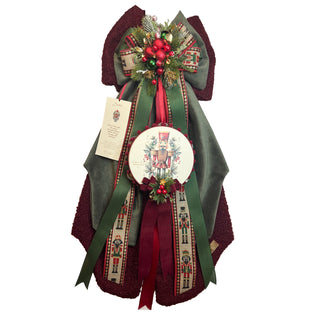 Madame Fioccò Fiocco Fuoriporta Natalizio London H80 cm