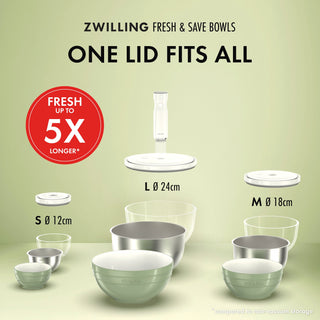Zwilling Starter Set 9 Pezzi Sottovuoto Fresh&Save Bowls in Vetro