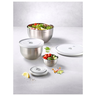 Zwilling Set 3 Ciotole sottovuoto Fresh and Save Bowls in acciaio inox Misure S M L