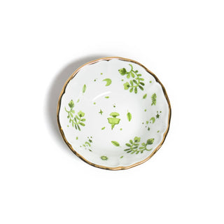 Bitossi Home Green Floral Porcelain Cup D15.5 cm