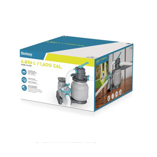 Bestway Pompa di Filtraggio a Sabbia da 6.056 l/h