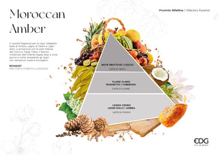 EDG Enzo De Gasperi Diffusor mit Stäbchen, 230 ml, marokkanischer Bernstein